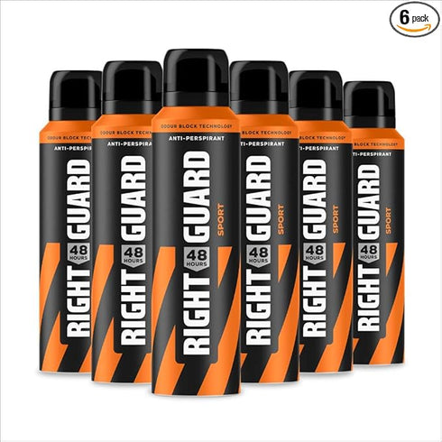 Right Guard Mens Deodorant, Total Defence 5 Sport Anti 150ml