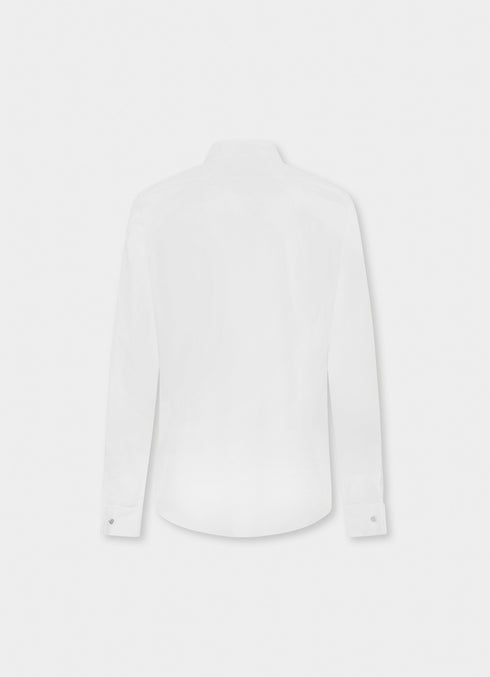 chemise formelle coupe ajustée en popeline stretch