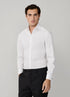 chemise formelle coupe ajustée en popeline stretch