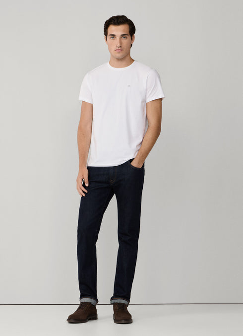T-Shirt a manche courte hackett blanc homme